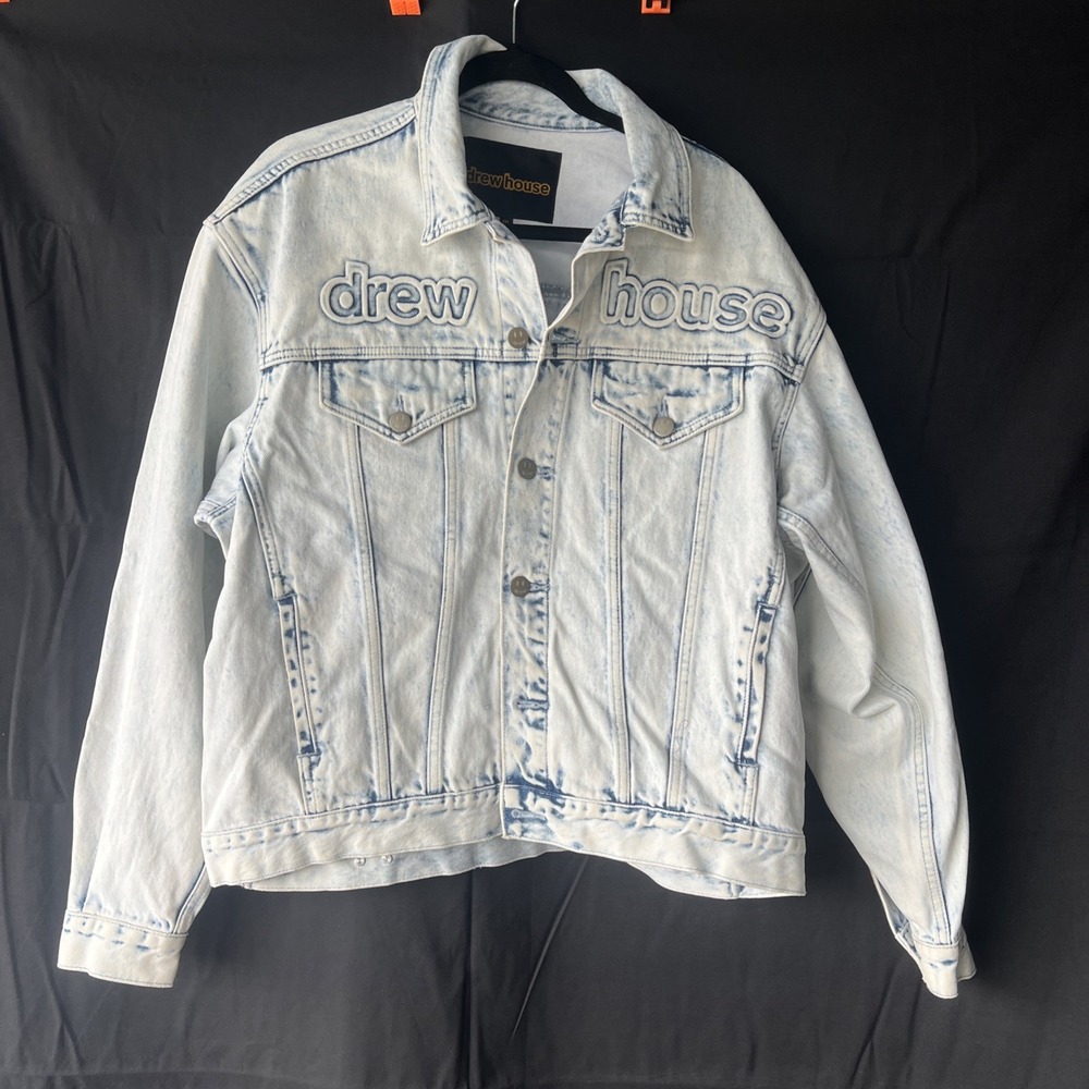 Drew House Oversized Mascot Trucker Jacket-size M. ….b32